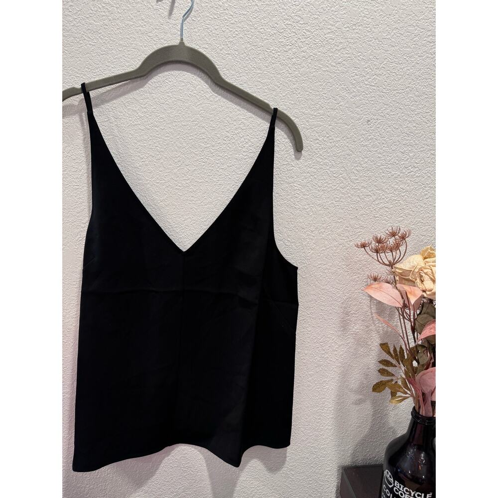 NWT Thakoon Black tank top XL extralarge V neck Vest camisol